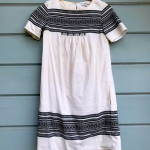 Black and White Shift Dress